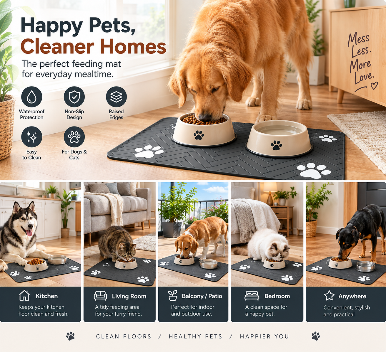 dog food mat