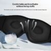 Wireless Bluetooth Built-In Music Headphones Sleep mask with Bluetooth headphones