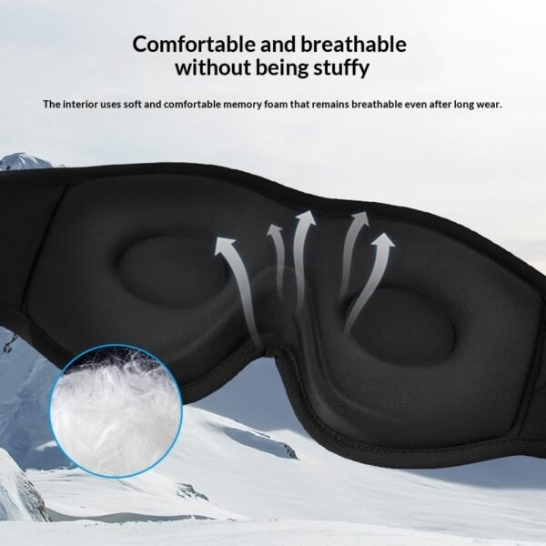 Wireless Bluetooth Built-In Music Headphones Sleep mask with Bluetooth headphones