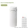 4 in 1 Toiletry Dispenser – Leak-Proof Travel Bottles for Shampoo, Lotion & More