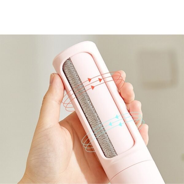 2-1 Reusable Pet Hair Remover Brush Lint Roller Portable Hair Dust Removal Brush