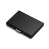 Titanium Black Stainless Steel Card Holder  – Slim Black Metal Case
