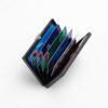 Titanium Black Stainless Steel Card Holder  – Slim Black Metal Case