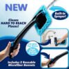 Car Window Cleaning Brush with Spray & Microfiber