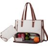 Insulated Lunch Bag for Women – Stylish 2-in-1-Fashionable Tote Bag