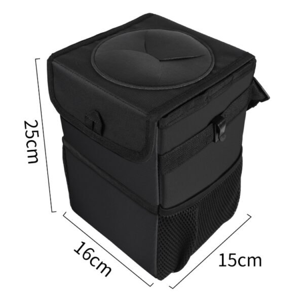 Premium Hanging Car Trash Can Leakproof Vehicle Storage Organizer