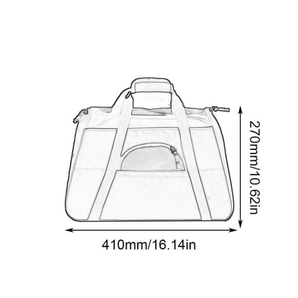 Pet Carrier Travel Bag – Portable Breathable Pet Bag