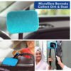 Car Window Cleaning Brush with Spray & Microfiber