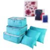 Water Resistant Travel Luggage Organizer Closet Organizer Storage Bags – 9Piece Travel Set