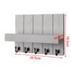 Decorative Key Holder for Wall – Wooden Entryway Organizer