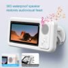 Waterproof Bluetooth Bathroom Phone Holder – 360° Rotating