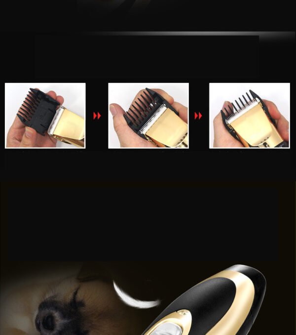 Pet Grooming Clippers – Rechargeable Dog & Cat Hair Trimmer