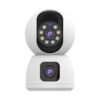 Dual Camera Security Camera with 2.4G/5G Wi-Fi, HD Dual Lens & Full-Color Night Vision