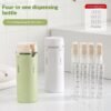 4 in 1 Toiletry Dispenser – Leak-Proof Travel Bottles for Shampoo, Lotion & More