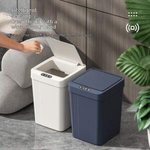 Motion Sensor Kitchen Trash Can With Automatic Lid
