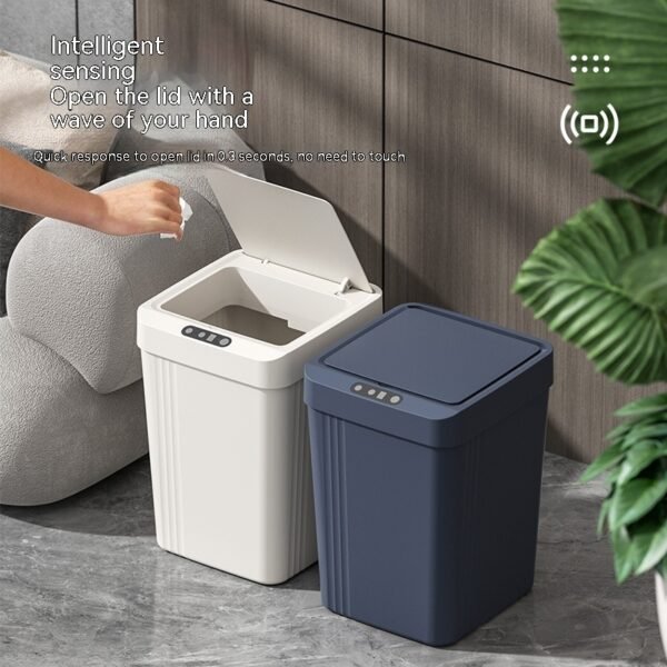 Motion Sensor Kitchen Trash Can With Automatic Lid