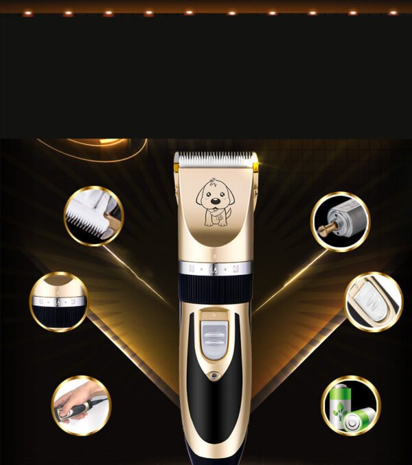Pet Grooming Clippers – Rechargeable Dog & Cat Hair Trimmer