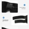 Wireless Bluetooth Built-In Music Headphones Sleep mask with Bluetooth headphones