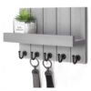 Decorative Key Holder for Wall – Wooden Entryway Organizer