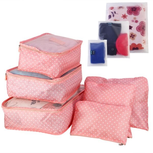 Water Resistant Travel Luggage Organizer Closet Organizer Storage Bags – 9Piece Travel Set