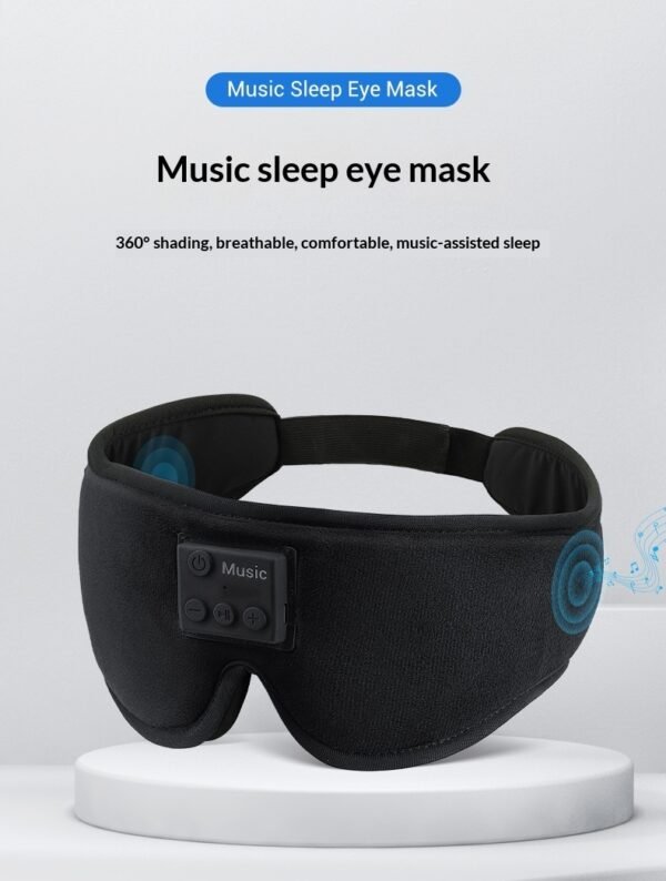 Wireless Bluetooth Built-In Music Headphones Sleep mask with Bluetooth headphones