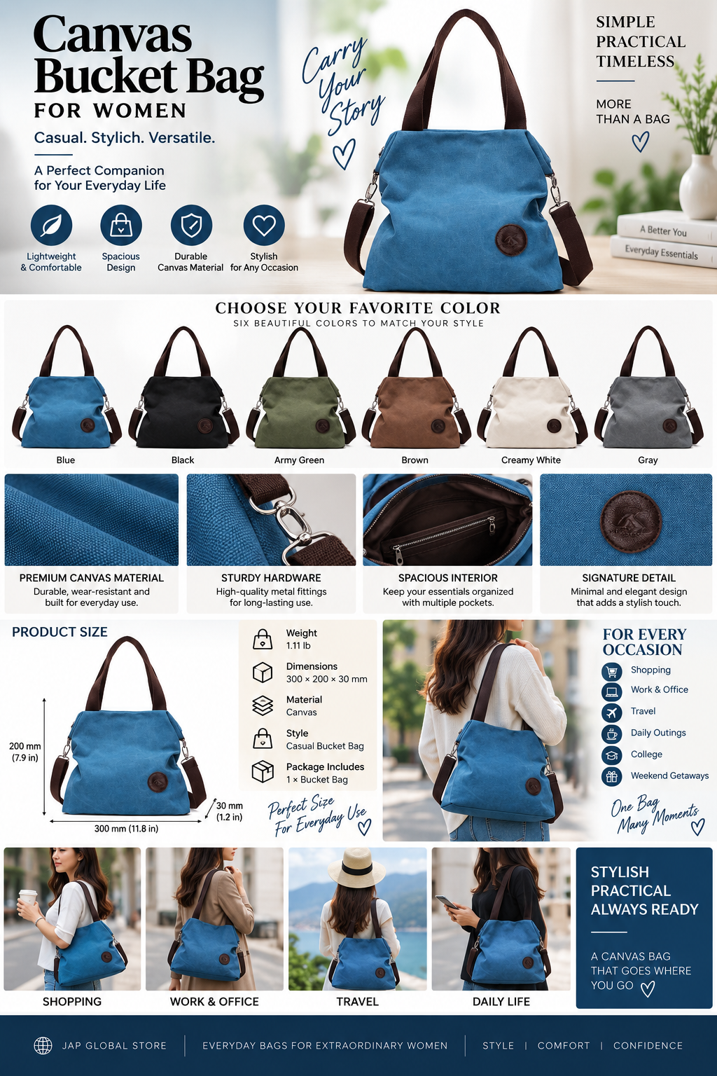 Personalized Canvas Bag