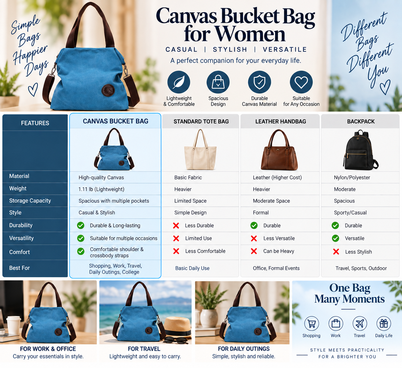 Personalized Canvas Bag
