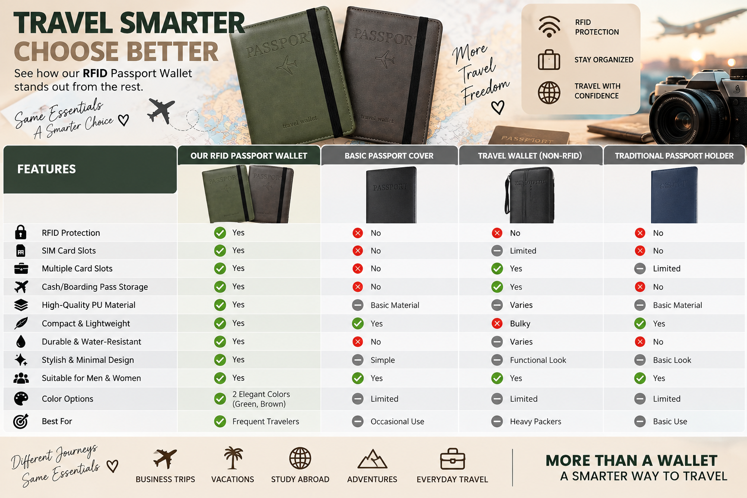 RFID Passport Wallet
