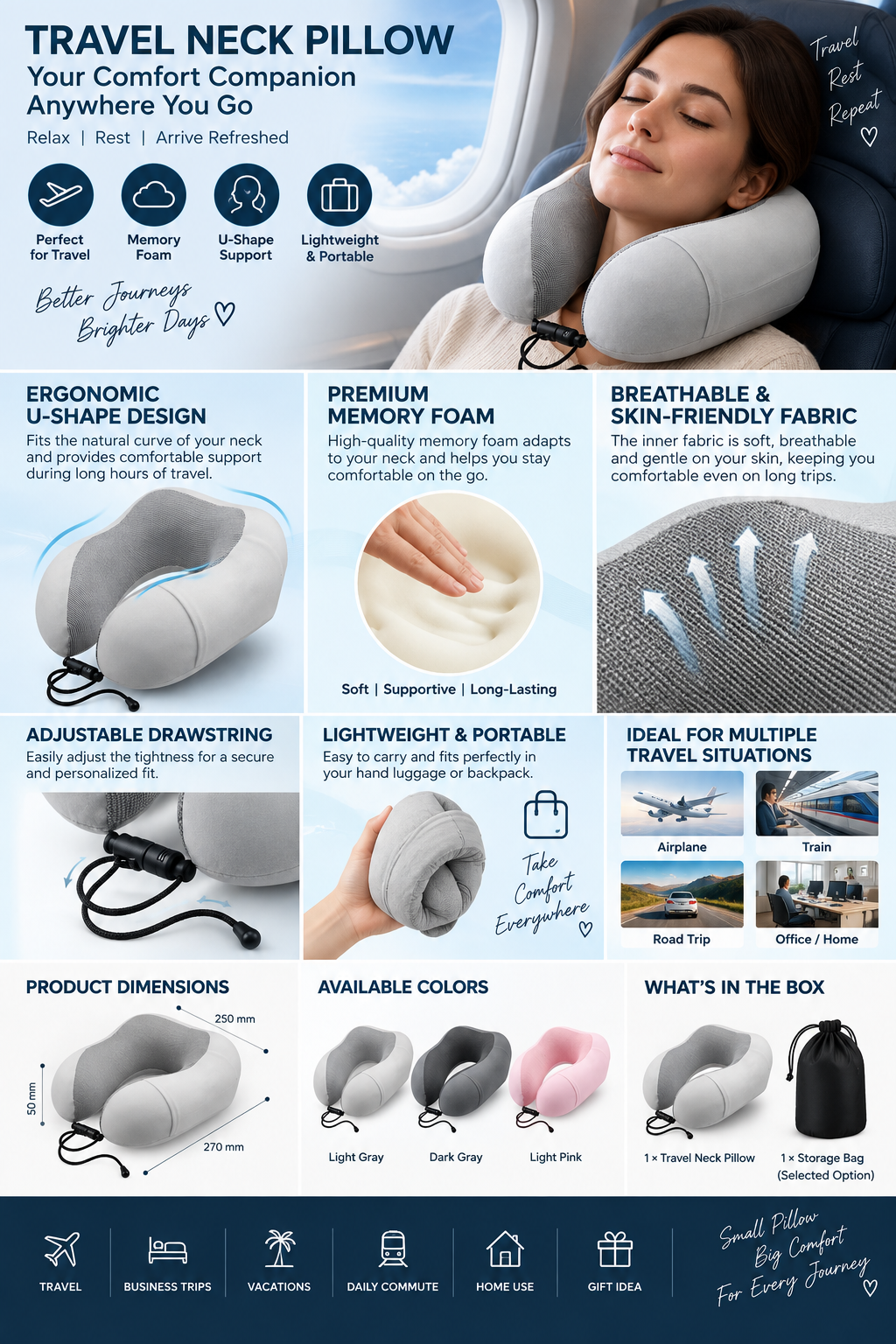 travel neck pillow