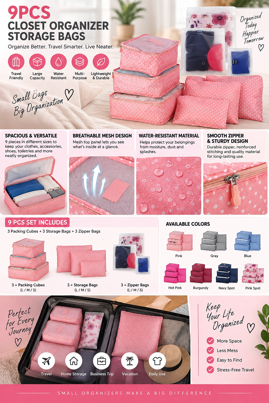 closet organizer storage bags