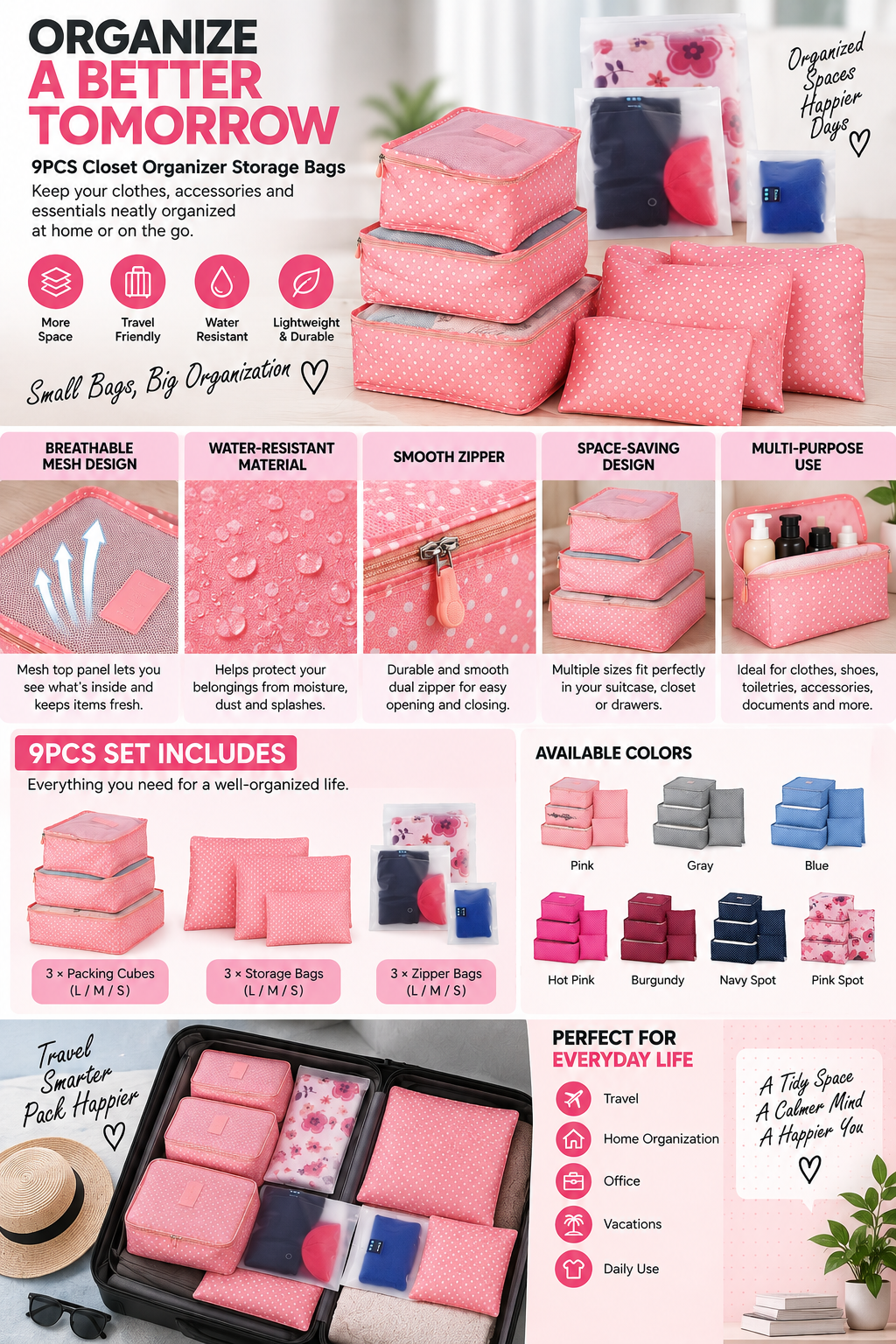 closet organizer storage bags