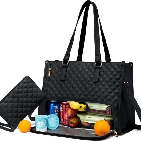 Insulated Lunch Bag for Women – Stylish 2-in-1-Fashionable Tote Bag