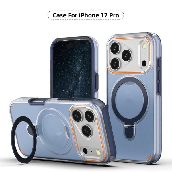 Shockproof Phone Case Heavy Duty for iPhone 17 | Magnetic 360° Stand
