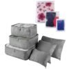 Water Resistant Travel Luggage Organizer Closet Organizer Storage Bags – 9Piece Travel Set