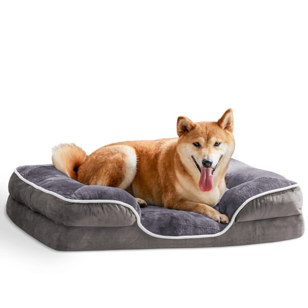 Memory Foam Pet Bed – Washable Orthopedic Dog & Cat Bed