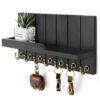 Decorative Key Holder for Wall – Wooden Entryway Organizer