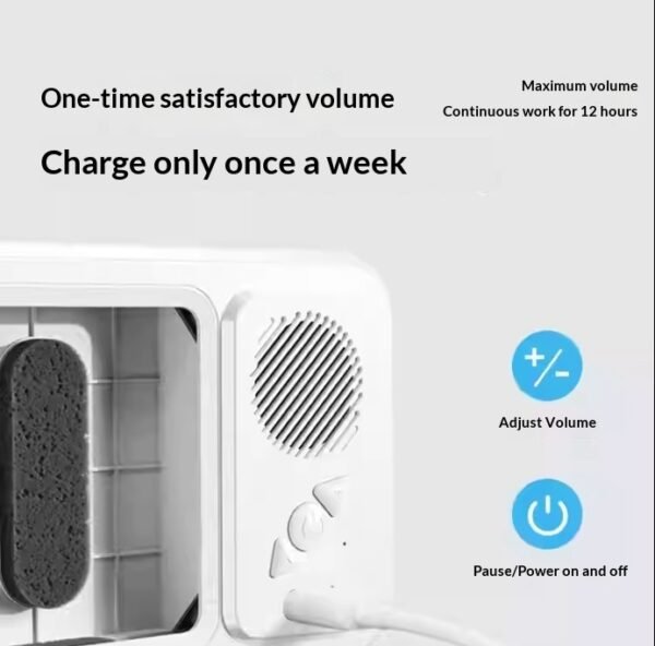 Waterproof Bluetooth Bathroom Phone Holder – 360° Rotating
