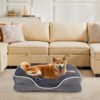 Memory Foam Pet Bed – Washable Orthopedic Dog & Cat Bed