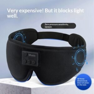 Wireless Bluetooth Built-In Music Headphones Sleep mask with Bluetooth headphones