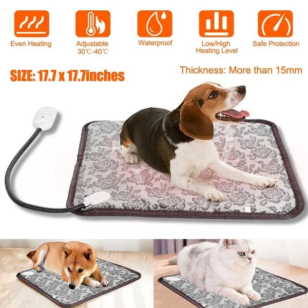 Waterproof Pet Heating Pad for Dogs & Cats