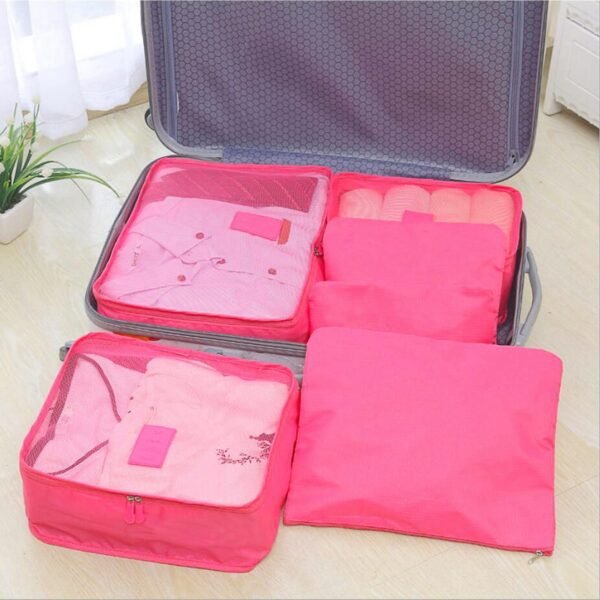 Water Resistant Travel Luggage Organizer Closet Organizer Storage Bags – 9Piece Travel Set