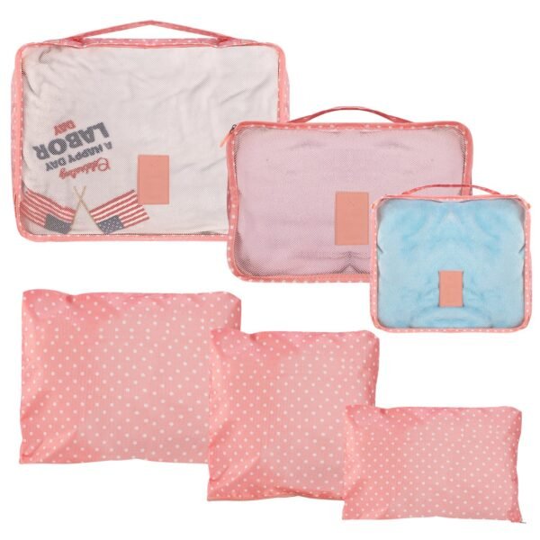 Water Resistant Travel Luggage Organizer Closet Organizer Storage Bags – 9Piece Travel Set