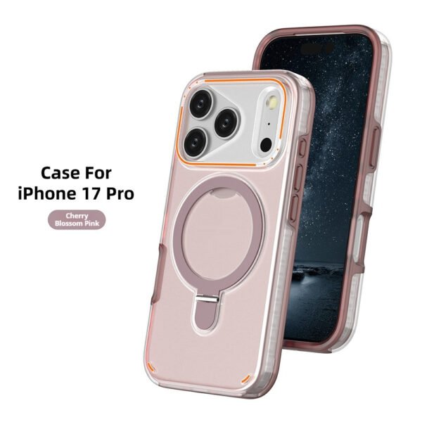 Shockproof Phone Case Heavy Duty for iPhone 17 | Magnetic 360° Stand