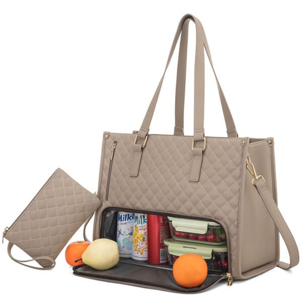 Insulated Lunch Bag for Women – Stylish 2-in-1-Fashionable Tote Bag