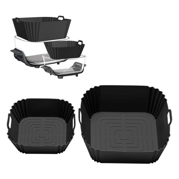 Silicone Air Fryer Liner – Reusable Tray Set