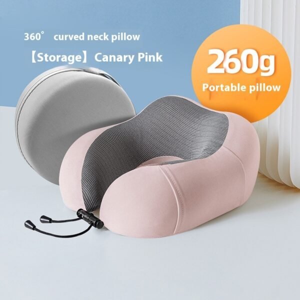 Travel Neck Pillow – U-Shape Memory Foam Airplane Pillow