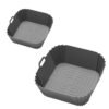 Silicone Air Fryer Liner – Reusable Tray Set