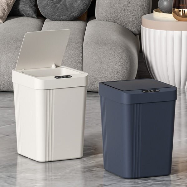 Motion Sensor Kitchen Trash Can With Automatic Lid