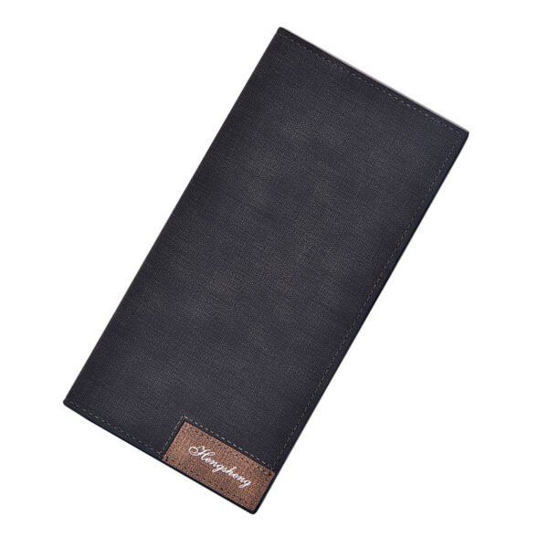 Men's Thin Wallet Frosted Leather Wallet – Multifunctional Long Wallet