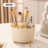 360° Rotating Makeup Organizer – 5 Compartment Cosmetic Holder